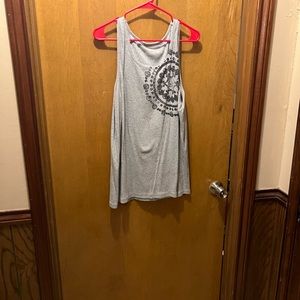 Lane Bryant gray and black tank top